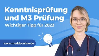 Kenntnisprüfung und M3 Prüfung  wichtiger Tipp für 2023 OnlineKurs [upl. by Navak105]