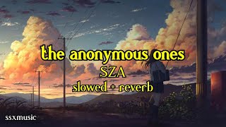 The Anonymous Ones  SZA slowed  reverb [upl. by Amelus]