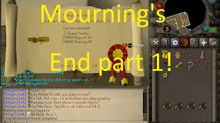 OSRS Quests  Mournings End part 1 [upl. by Manara]