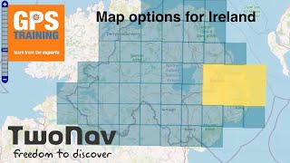 TwoNav  Map options for Ireland [upl. by Rebliw]