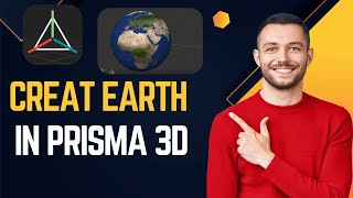 How to make Earth 3D model in Prisma 3D  Easy Tutorial [upl. by Modeerf]