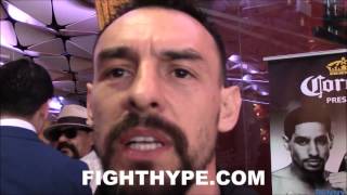 ROBERT GUERRERO REACTS TO SCUFFLE BETWEEN DADS EXCITED THEY quotWOKE UP THE DEVILquot IN DANNY GARCIA [upl. by Libb]