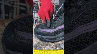 Safety shoe quality testingsteeltoeshoes sneakers safetyfootwear [upl. by Neau]