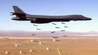 Stunning Video of B1 Lancer in Action • Takeoff amp Landing Training Footage [upl. by Ruphina]