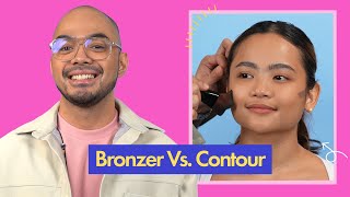 How To Contour Your Face  Apply Bronzer According To A Makeup Artist  Cosmo Beauty Class [upl. by Remos390]