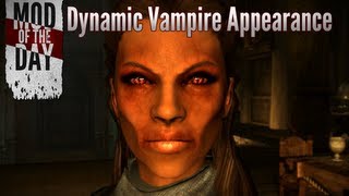 Skyrim Mod of the Day  Episode 245 DVA Dynamic Vampire Appearance [upl. by Yarahs]