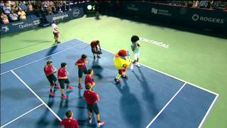 Montreal 2013 Thursday Djokovic Dance [upl. by Disini281]