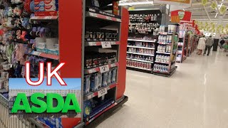 British Supermarket ASDA Shopping Experience UK [upl. by Locklin984]