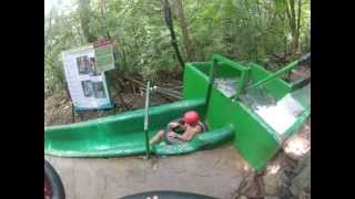 Water Slide Buena Vista Lodge Guanacaste Costa Rica [upl. by Anidan]