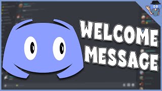 How to make a Welcome Message for your Discord Server MEE6 [upl. by Lartnom246]