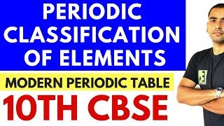 Modern periodic table  class 10 cbse [upl. by Lissak2]