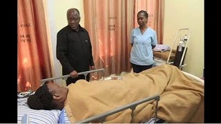 Tanzania president Magufuli visits ailing wife in public hospital [upl. by Pompea]