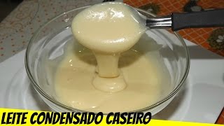 Como Fazer LEITE CONDENSADO CASEIRO Com Apenas 2 INGREDIENTES POR  ELENICE CASTRO [upl. by Pavel]