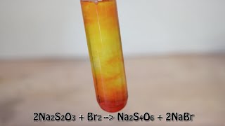 Neutralization of Bromine  Beautiful Reaction [upl. by Schlesinger]