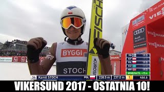 Vikersund 2017  ostatnia 10 [upl. by Leupold]