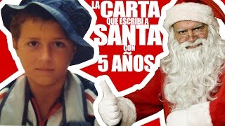 La carta que escribí a Santa Claus CON 5 AÑOS [upl. by Ahseetal]