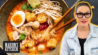 My ultimate guide to making laksa from scratch  Malaysian Laksa Lemak  Marions Kitchen [upl. by Yrret]