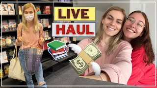 LIVE Haul in der Buchhandlung Wir kaufen BÜCHER   tonipure [upl. by Er]