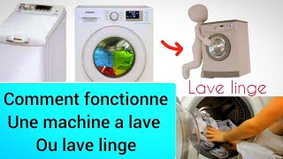 Comment fonctionne un machine a lavelave linge [upl. by Jecho588]