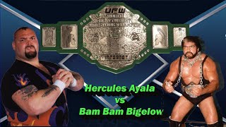 UFW  Hercules Ayala vs Bam Bam Bigelow  Internet Champioship wwe2k24 wwc iwapr [upl. by Leirbag849]