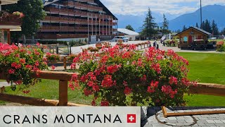 CransMontana Switzerland Absolutely Beautiful4Ktopdestination swissWannafeelFamily [upl. by Marquita]