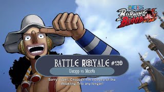 Battle Royale 120  The King of Snipers  Usopp vs Moria  One Piece  Burning Blood [upl. by Aneerol]