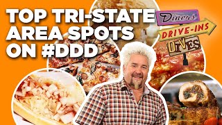 Top DDD 10 TriState Area Restaurants with Guy Fieri  Diners DriveIns and Dives  Food Network [upl. by Ras]