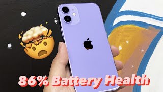 86 Battery Health iPhone 12 Mini  Drain Test [upl. by Amihc983]