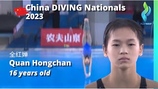 2023 Quan Hongchan 全红婵  China Nationals Womens 10 Meter Diving [upl. by Attevroc115]