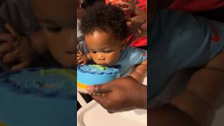 Taji’s 1st birthday Cake Face Smash [upl. by Ulu]