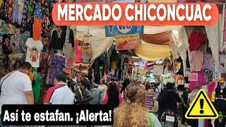 MERCADO CHICONCUAC NO caigas en esta TRAMPA CÓMO COMPRAR ROPA BARATA PARA NEGOCIO [upl. by Strephon]