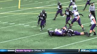 Northwestern Spring Game Highlights [upl. by Sukhum]