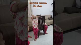 Home workout on chair for belly fat remove yoga exercise bellyfat [upl. by Appledorf418]