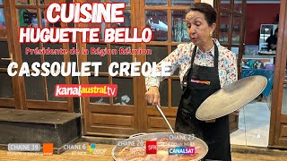 Le cassoulet créole de Mme Huguette BELLO sur KANAL AUSTRALTV [upl. by Landau]