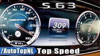 Mercedes S63 AMG Coupe 0309kmh ACCELERATION amp TOP SPEED by AutoTopNL [upl. by Oremoh]