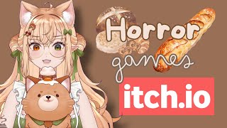 🔴 PLAYING ITCHIO HORROR GAMES  w heart monitor [upl. by Anitniuq]