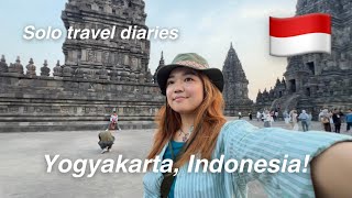 YOGYAKARTA INDONESIA SOLO TRAVEL VLOG  First time Borobudur Prambanan Taman Sari SE Asia 16 [upl. by Ynes5]