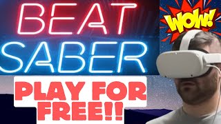 How to Play a FREE Beatsaber Clone on Meta Quest in 2024 [upl. by Llenehs238]