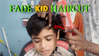 KID FADE HAIRCUT  MAN’S HAIRSTYLE 💇  fadehaircut menshairstyle kidshairstyle [upl. by Netsirt698]