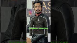 NEW DESIGN IN LEATHER JACKET leatherjackets trendingleather jafrabad [upl. by Polik]