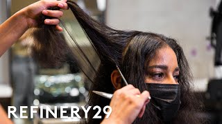 I Got A Cut To Restore My Damaged Curls  Hair Me Out  Refinery29 [upl. by Sherborne]