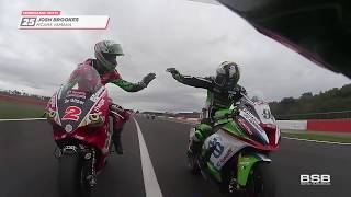 Manic Monday Onboard highlights from Bennetts BSB race 1 from Silverstone [upl. by Wenz737]