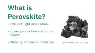 Perovskite Materials [upl. by Tyre]