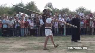 Sarissa pike Demonstration in BIGA 2014  Turkey [upl. by Urias]