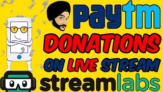 HOW TO ADD PAYTM DONATIONS ALERT ON LIVE STREAM 💸 [upl. by Byrdie]