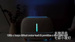 Mini Portable Usb Air Humidifier Electric Flame Aroma Diffuser Mist Oil Aromatherapy For Car Home [upl. by Sturrock]