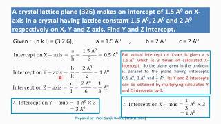 Numerical Problems based on relation for interplanar spacing [upl. by Fulbert19]