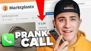 MENSEN OP MARKTPLAATS IRRITEREN PRANKCALL  Djallas [upl. by Nacim747]