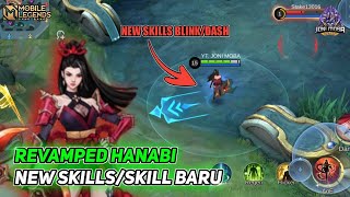 REVAMPED HANABI  NEW MODELMODEL BARU amp NEW SKILLSSKILL BARU  GAMEPLAY MOBILE LEGENDS [upl. by Goff]