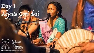 Radhadesh Mellows 2018  Day 1 Acyuta Gopi [upl. by Nahseez]